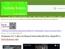 Tablet Screenshot of naturefoam.com